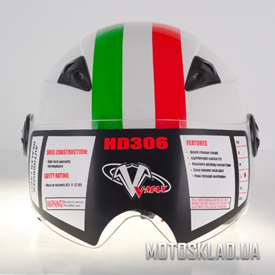 Детский шлем Vega HD306 JR Italy flag