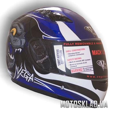 Шлем Vega Mach I Jr. Wildcat